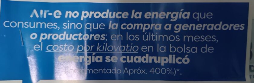 Argumento anticonstitucional de la empresa Air-e para justificar el aumento de la tarifa de energía en el departamento del Atlántico