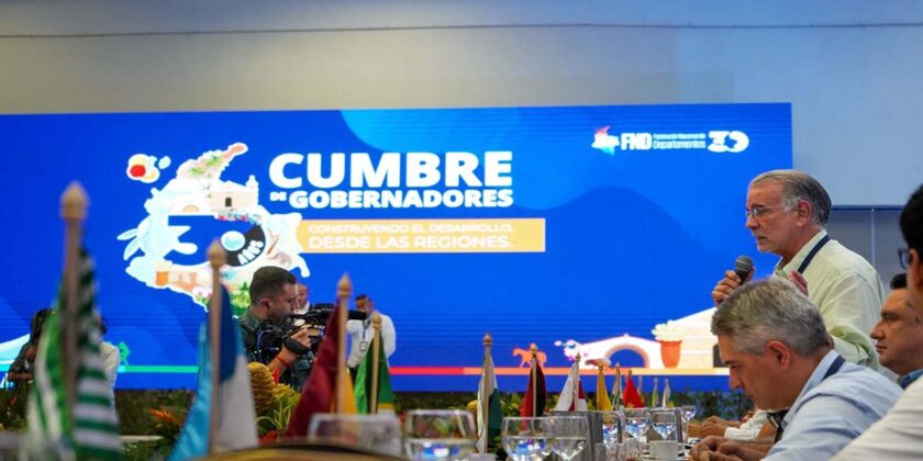 Intervención final del Gobernador, Eduardo Verano en la cumbre de Gobernadores celebrada en Cartagena