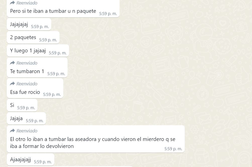 chat de whatsapp caso San salvador parte 2