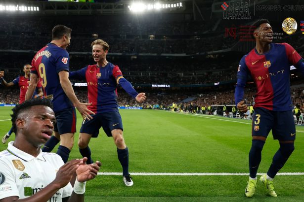 Barcelona pintó la casa blanca de azul blaugrana tras goleada al Real Madrid