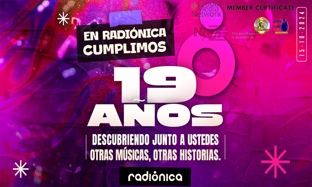 Radiónica cumple 19 años promocionando otra música