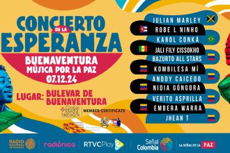 Concierto de la esperanza llegará a Buenaventura