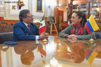 Encuentro bilateral entre el presidente Petro y presidenta Claudia Sheinbaum