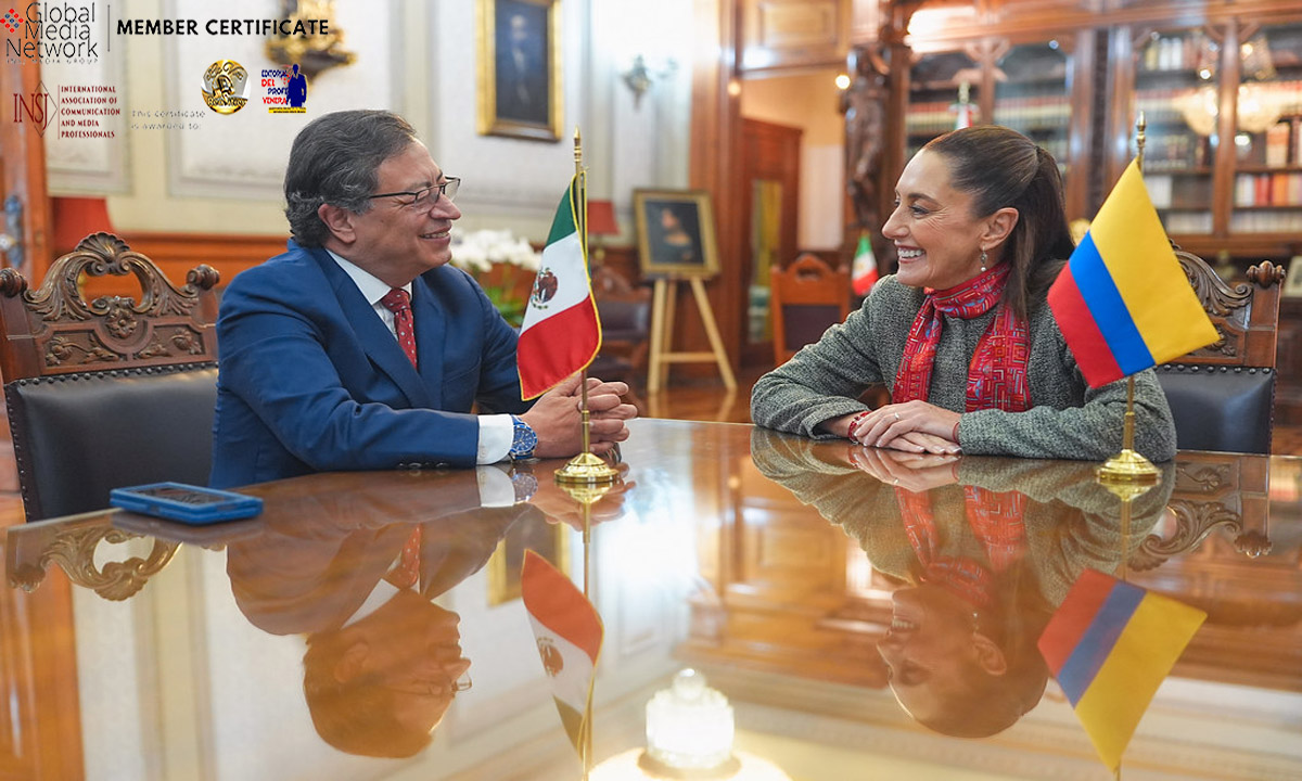 Encuentro bilateral entre el presidente Petro y presidenta Claudia Sheinbaum