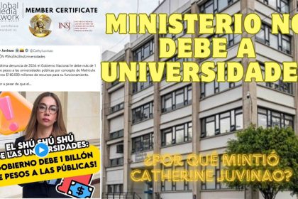 Gobierno comunicó que no debe un billón de pesos a Universidades