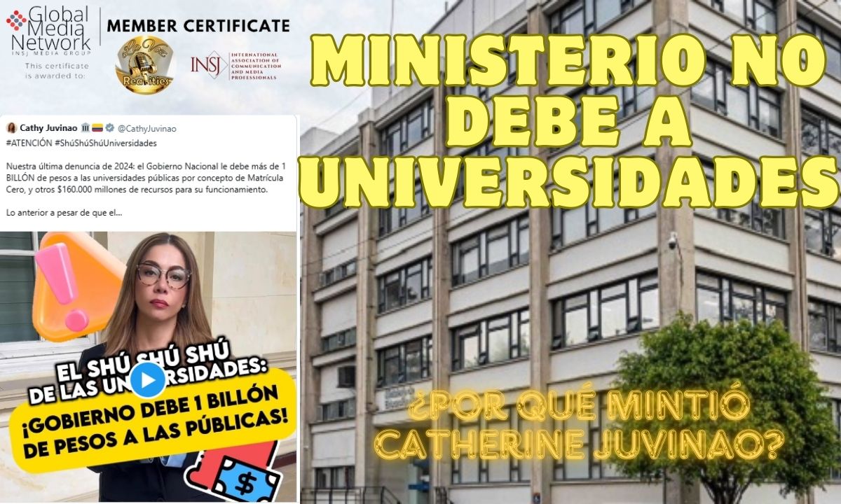 Gobierno comunicó que no debe un billón de pesos a Universidades