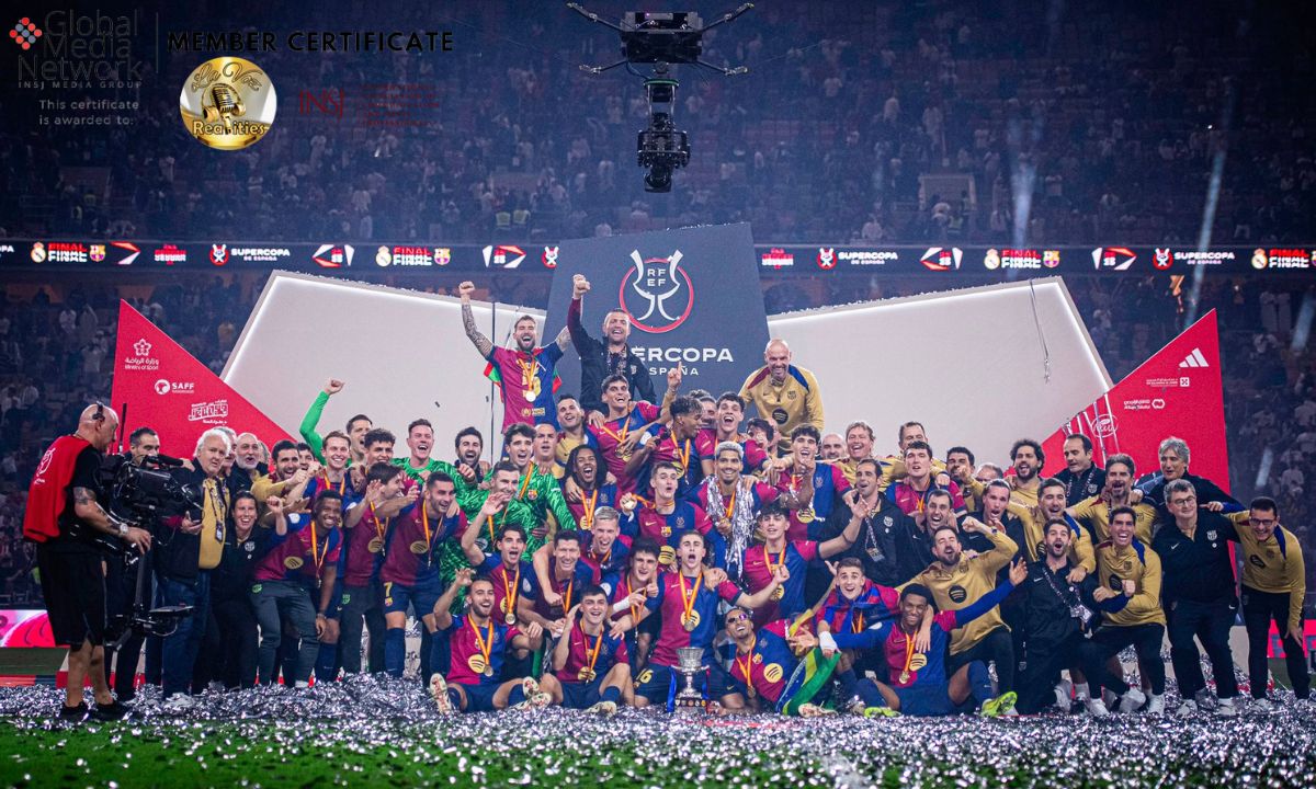 Barcelona campeón de la Supercopa de España tras golear a Real Madrid