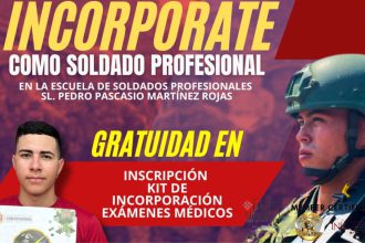 Incorporaciones abiertas para ser Soldados