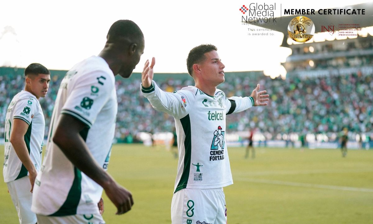 Bautismo de gol para James Rodríguez y primera victoria con Club León