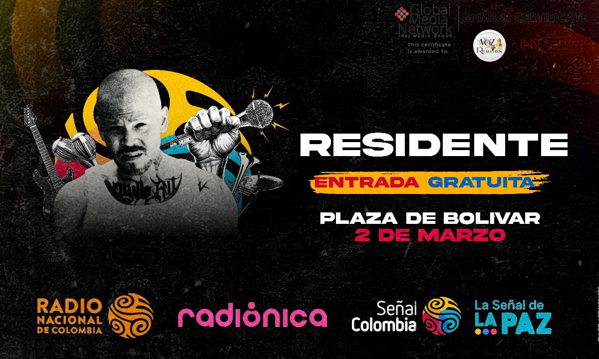 Tercera versión del Concierto de la Esperanza con la presentación gratuita de ‘Residente’