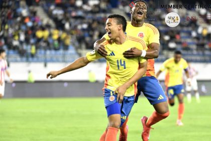 Selección Colombia sub-20 goleó con categoría a Paraguay