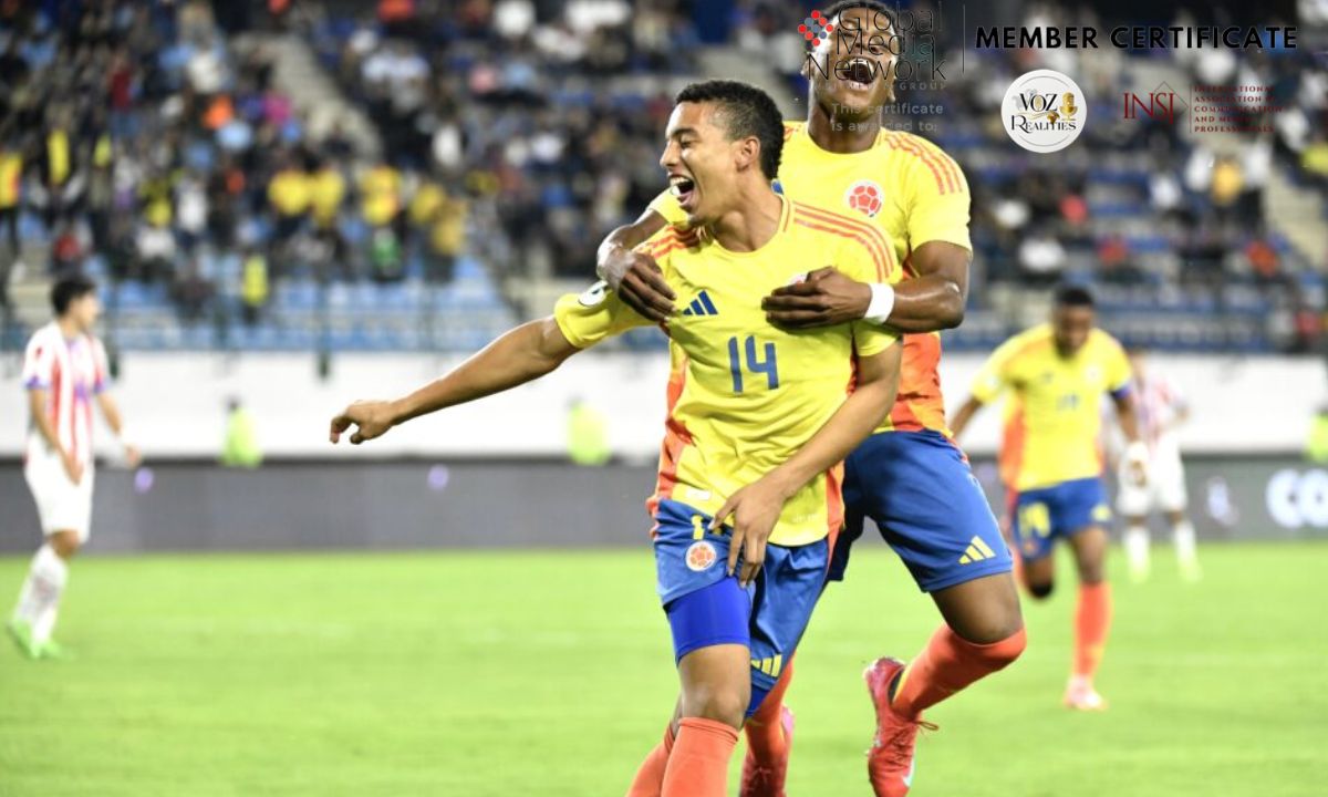 Selección Colombia sub-20 goleó con categoría a Paraguay