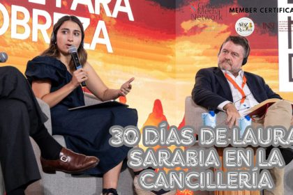 Exitoso primeros 30 días de Laura Sarabia como Canciller