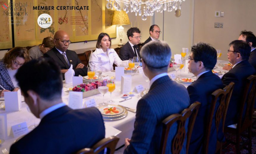 Canciller Laura Sarabia impulsa relaciones económicas y comerciales con empresarios japoneses