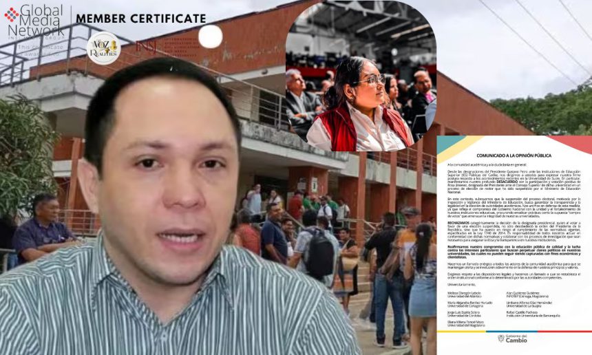 Johnny Avendaño fue elegido rector de UNISUCRE y Rosa Jiménez «alcahueteó proceso irregular»