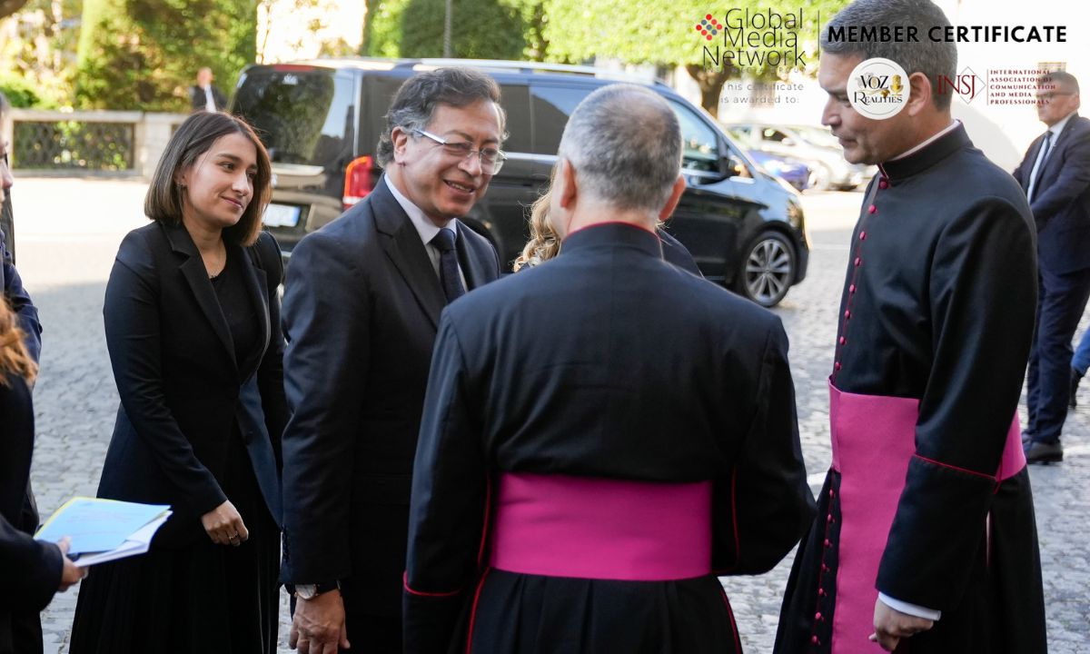 Gustavo Petro fue recibido por el Papa León XIV en el Vaticano