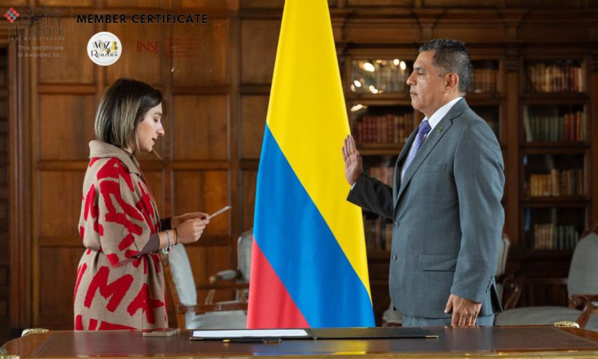 Colombia fortalece su voz por la paz: Jorge Iván Ospina asume embajada en Palestina