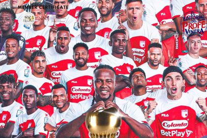 Santa Fe conquista su décima estrella tras vencer al Medellín en un final histórico