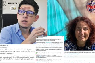 Directora de El Colombiano borró twits que contradijo al Ministerio de Educación