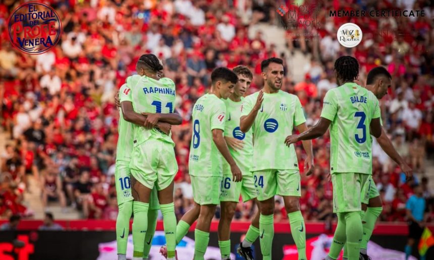 Barça arranca LaLiga con un sólido 0-3 en Mallorca