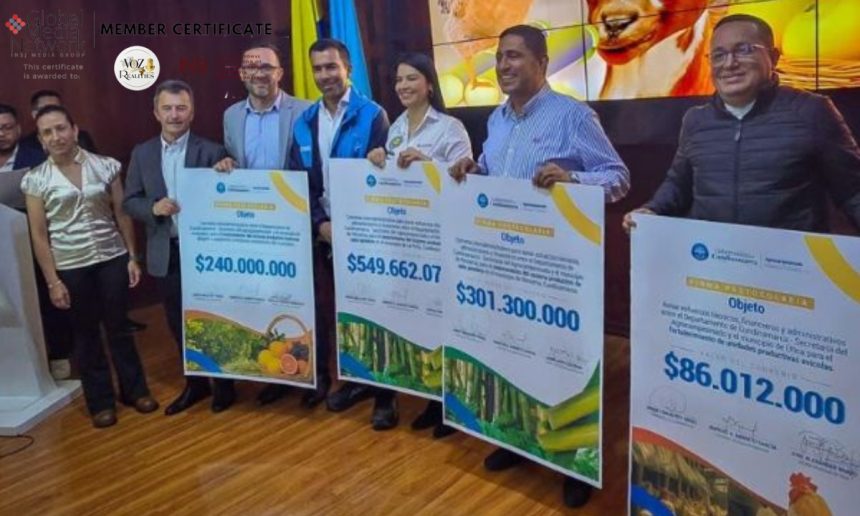 Más de mil productores rurales se benefician con inversiones agropecuarias en Cundinamarca