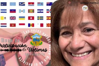 Nancy Peña: la voz de las víctimas en el exterior que resonó en Barranquilla