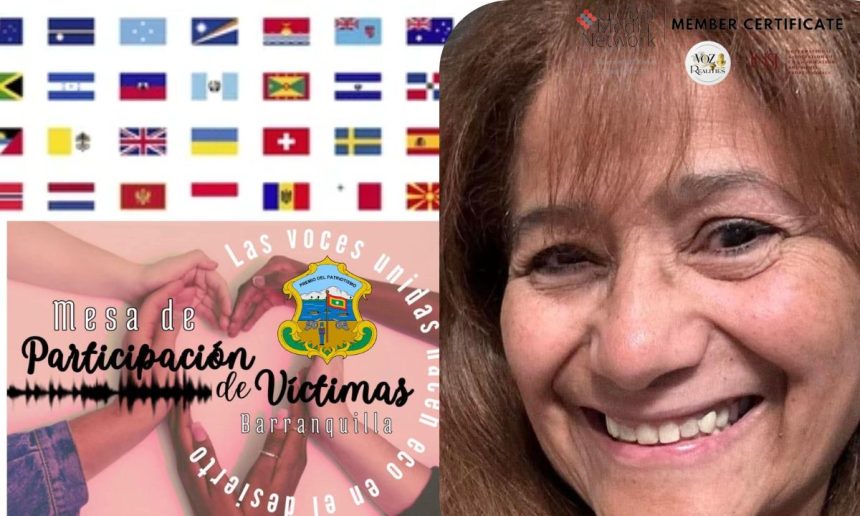 Nancy Peña: la voz de las víctimas en el exterior que resonó en Barranquilla