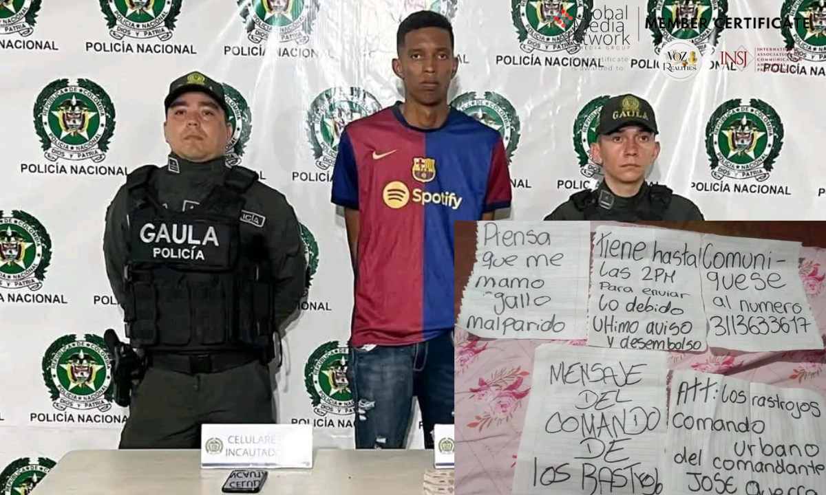 Caída de alias “El Negro”: Golpe al corazón de la extorsión en Barranquilla