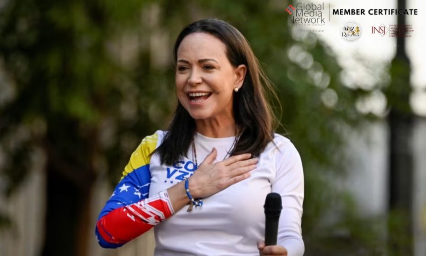 El Premio Nobel de la Paz 2025 fue otorgado a María Corina Machado por “promover los derechos democráticos del pueblo de Venezuela”