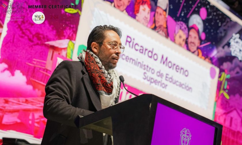 Viceministro de Educación, Ricardo Moreno Patiño en la apertura de la noche de la excelencia 2025/ Foto: Prensa Ministerio de Educación Nacional