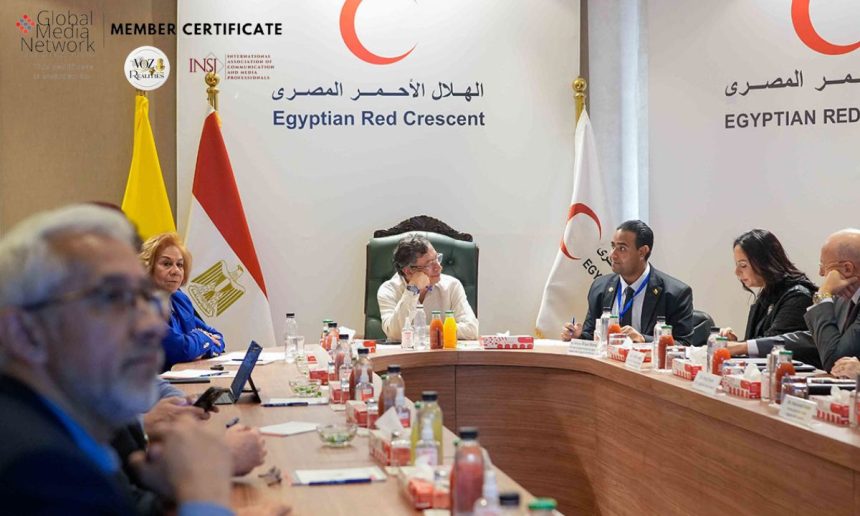 Colombia ofrece su experiencia humanitaria a Egipto y se compromete con la reconstrucción de Gaza