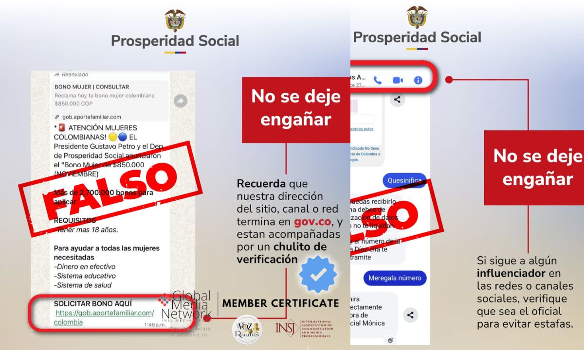 Prosperidad Social lanza alerta nacional por nuevas modalidades de estafa