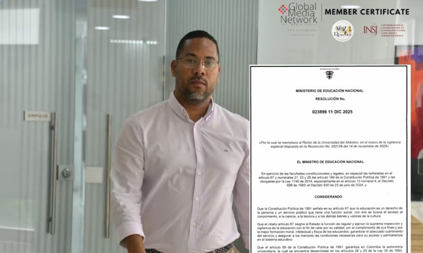 ¡Leyton Barrios no te vistas que no vas! Ministerio de Educación lo reemplaza como rector de UniAtlántico