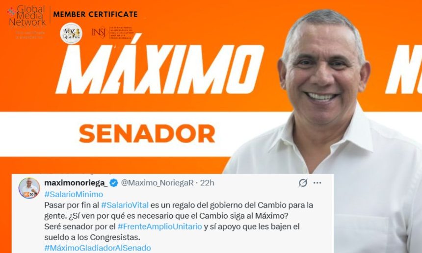 Máximo Noriega defiende el salario vital digno como motor de la economía