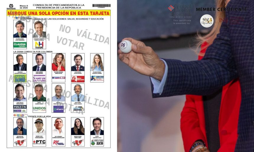 Definido el tarjetón de consultas presidenciales