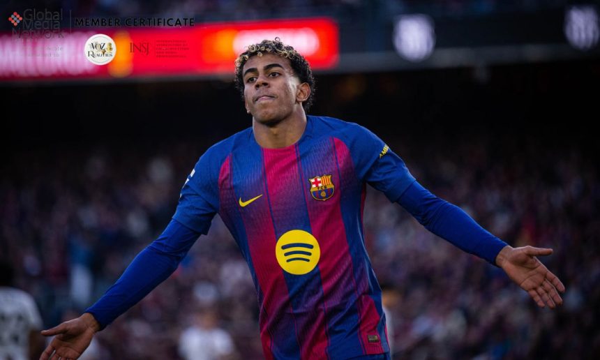 Barcelona vence al Mallorca y afianza el liderato con exhibición de Lewandowski y Lamine Yamal