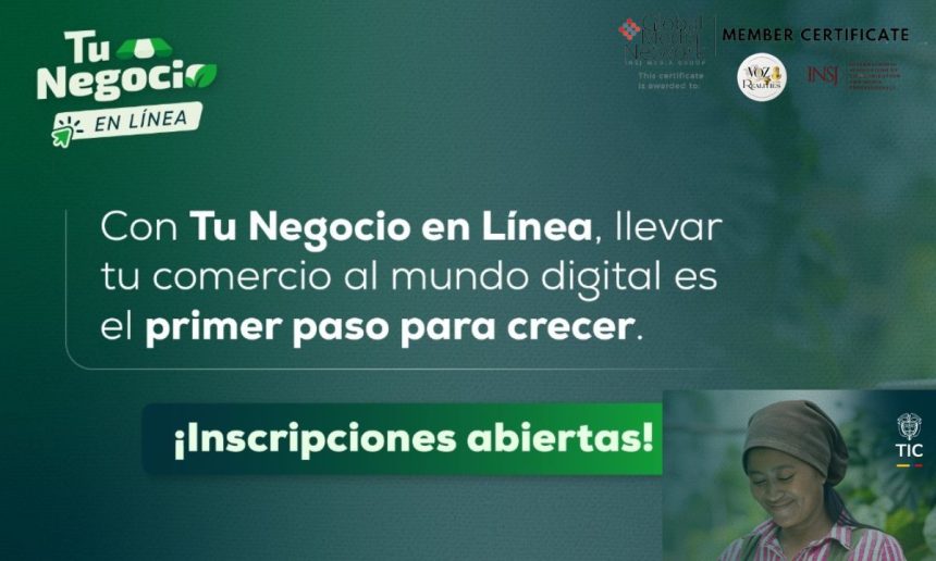 Ministerio TIC abre Tu Negocio en Línea 2026 con más de 9.000 cupos para impulsar ventas digitales en el sector agro