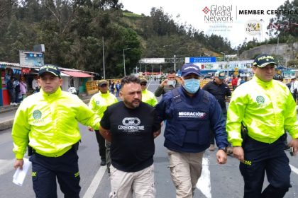Alias Mizón fue entregado en Rumichaca bajo fuerte dispositivo de seguridad