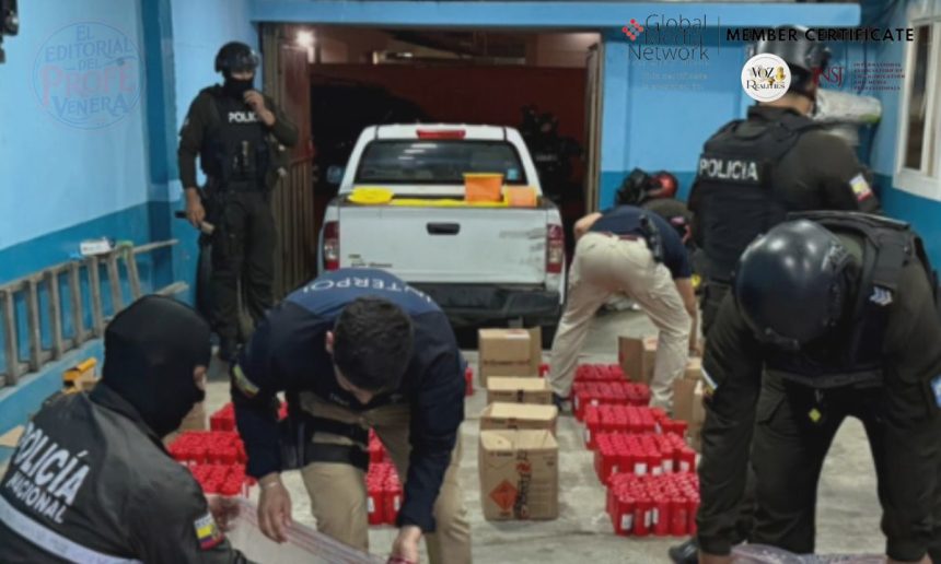 Operación Chase Sudamérica de Interpol logra incautar toneladas de explosivos y detectar nuevas rutas de contrabando en Ecuador y Perú.