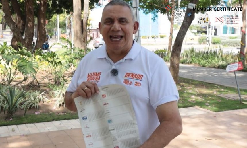 El candidato al Senado Máximo Noriega denunció un presunto fraude electoral en el Caribe que incluiría compra de votos, infiltración en la organización electoral y pagos digitales para manipular las elecciones del 8 de marzo.