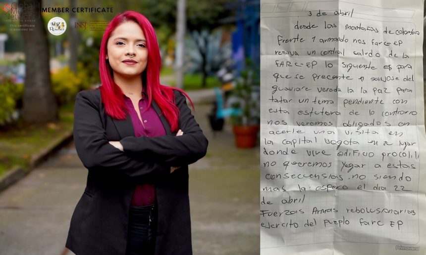 Nuevas amenazas contra Viviana Vargas por parte de las FARC-EP: revictimización del Estado