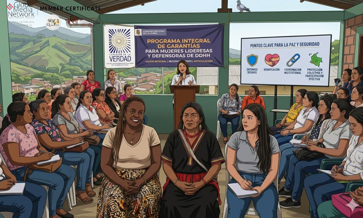 Programa de garantías para lideresas en Colombia: respaldo y advertencias desde el Comité de Seguimiento