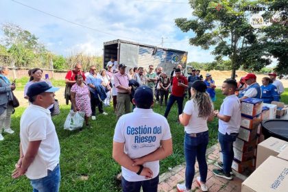 Gobernación de Cundinamarca atiende emergencia por lluvias en La Mesa: 19 familias reciben ayudas humanitarias