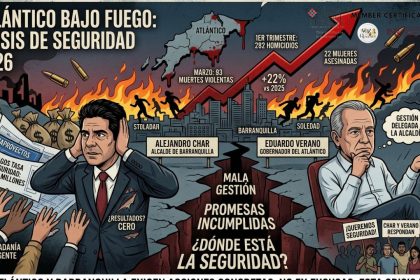 Violencia en Atlántico se dispara en 2026: cifras revelan crisis de seguridad en Barranquilla y el área metropolitana