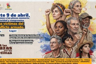 Bogotá conmemorará el 9 de abril con arte y memoria en homenaje a las víctimas del conflicto