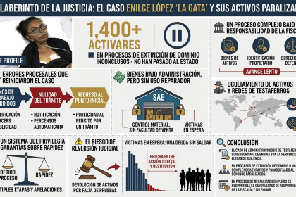 Bienes de La Gata: errores judiciales, demoras y vacíos institucionales frenan la reparación a víctimas en Colombia