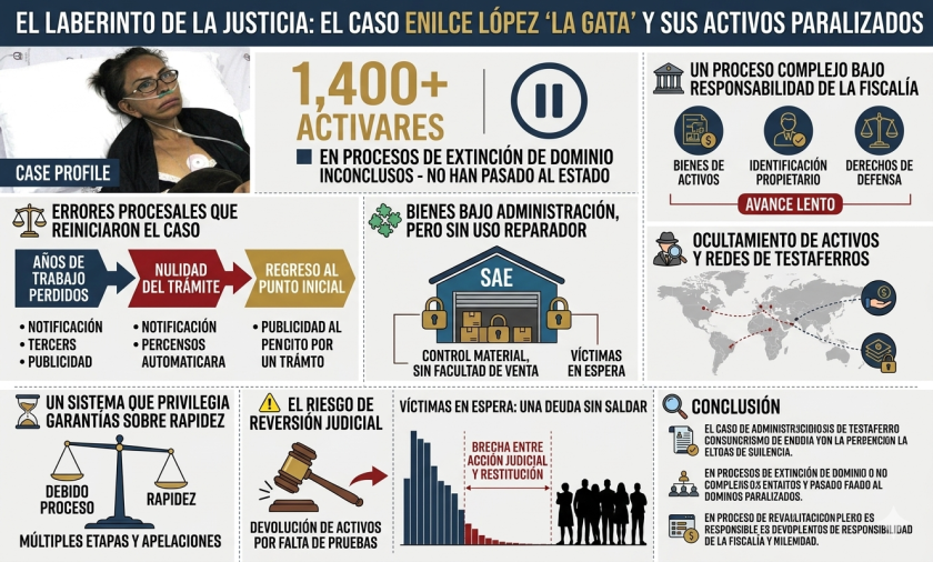 Bienes de La Gata: errores judiciales, demoras y vacíos institucionales frenan la reparación a víctimas en Colombia