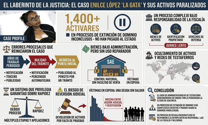 Bienes de La Gata: errores judiciales, demoras y vacíos institucionales frenan la reparación a víctimas en Colombia