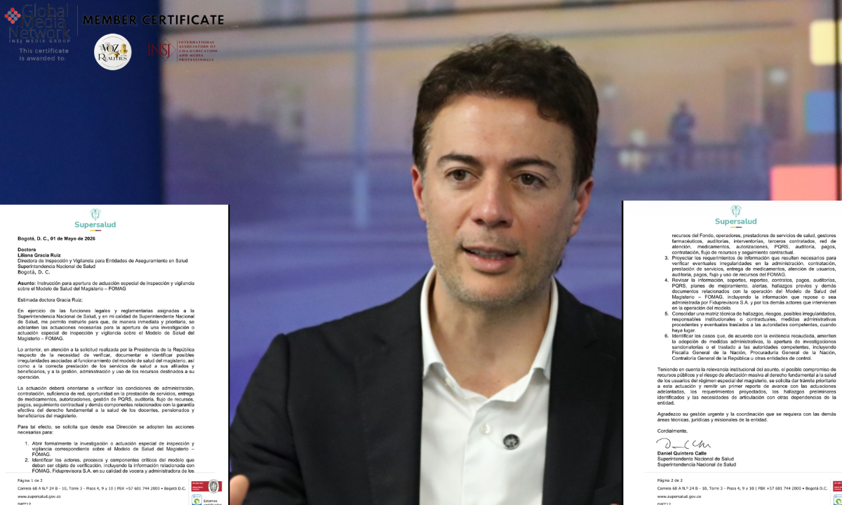 Supersalud abre investigación al sistema de salud del magisterio: FOMAG entra en revisión integral