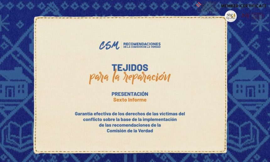 Cuatro años después del Informe de la Comisión de la Verdad, Colombia avanza en reparación, pero las víctimas aún enfrentan una deuda histórica